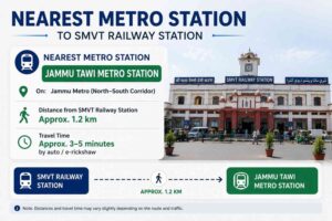 nearest metro station to smvt railway station